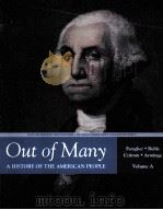 OUT OF MANY A HISTORY OF THE AMERICAN PEOPLE VOLUME A PDF电子版封面