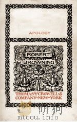 BALAUSTION'S ADVENTURE ARISTOPHANES' APOLOGY 1898 PDF电子版封面 ROBERT BROWNING