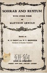 SOHRAB AND RUSTUM WITH OTHER POEMS（1906 PDF版）