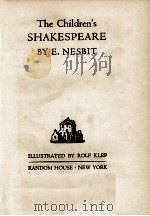 THE CHILDREN'S SHAKESPEARE（1938 PDF版）