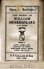 THE WORKS OF WILLIAM SHAKESPEARE IN TEN VOLUMES（1912 PDF版）