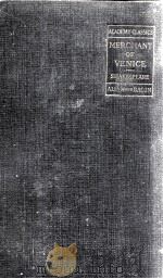 SHAKESPEARE THE MERCHANT OF VENICE（1917 PDF版）