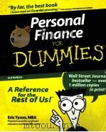Personal Finance FOR DUMMIES PDF电子版封面 0764552317