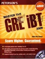 PETERSON'S MASTER THE GRE IBT 2008 Mark Alan Stewart PDF电子版封面 9780768924497