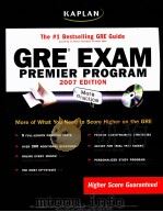 GRE EXAM 2007 EDITION Premier Program PDF电子版封面 9781419541919
