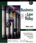 Business Law Today THE ESSENTIALS Fifth Edition PDF电子版封面 0324004168