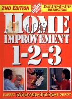 THE HOME DEPOT HOME IMPROVEMENT 1-2-3 PDF电子版封面 0696213273