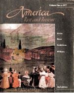 AMERICA PAST AND PRESENT VOLUME ONE TO 1877 2ND ADITION PDF电子版封面