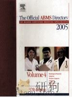 THE OFFICIAL ABMS DIRECTORY OF BOARD CERTIFIED MEDICAL SPECIALISTS 2005 37TH EDITION PDF电子版封面