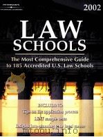 LAW SCHOOLS 2002:THE MOST COMPEREHENSIVE GUIDE TO 185 ACCREDITED U.S.LAW SCHOOLS PDF电子版封面 0768905591