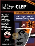 THE COLLEGE BOARD CLEP OFFICIAL STUDY GUIDE 2002 EDITION（ PDF版）