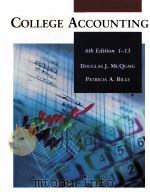 College Accounting Sixth Edition 1-13 PDF电子版封面 0395797004