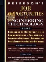 PETERSON'S JOB OPPORTUNITIES IN ENGINEERING & TECHNOLOGY 1997 PDF电子版封面 1560796472