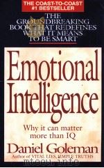 Emotional Intelligence Why it can matter more than iq Daniel Goleman PDF电子版封面 0553375067