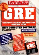 BARRON'S GRE GRADUATE RECORD EXAMINATION GENERAL TEST（ PDF版）