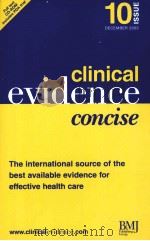 Clinical evidence concise  10issue（ PDF版）