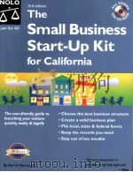 The Small Business Start-Up Kit for California 3rd edition PDF电子版封面 0873377877
