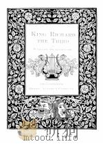 KING RIHCARD THE THIRD     PDF电子版封面     