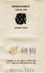 MIDDLEMARCH VOLUME ONE（1930 PDF版）