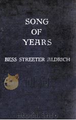 SONG OF YEARS（1939 PDF版）