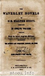 THE WAVERLEY NOVELS VOL. VI. KENILWORTH—THE PIRATE（1881 PDF版）