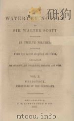 THE WAVERLEY NOVELS VOL. X. WOODSTOCK. CHRONICLES OF THE CANONGATE（1881 PDF版）