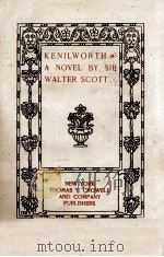 KENILWORTH A NOVEL PDF电子版封面
