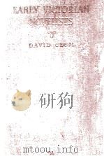 EARLY VICTORIAN NOVELISTS（1935 PDF版）