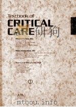 Textbook of CRITICAL CARE 3 PDF电子版封面