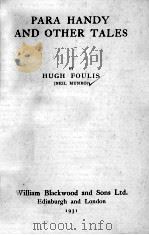 PARA HANDY AND OTHER TALES（1931 PDF版）