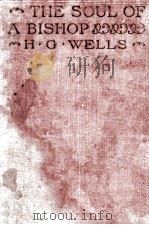 THE SOUL OF A BISHOP PDF电子版封面 H. G. WELLS