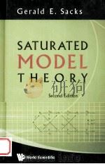 SATURATED MODEL THEORY Second Edition PDF电子版封面