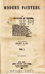 MODERN PAINTERS. PART I.-II. VOL. I.（1891 PDF版）