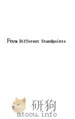 FROM DIFFERENT STANDPOINTS（ PDF版）