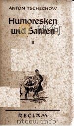 HUMORESKEN UND SATIREN II PDF电子版封面