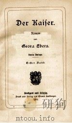 DER KAIFER 1881 PDF电子版封面