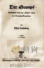 DER SUMPF 1939 PDF电子版封面