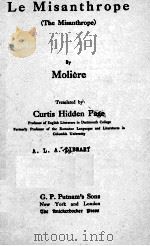 LE MISANTHROPE (THE MISANTHROPE)（ PDF版）
