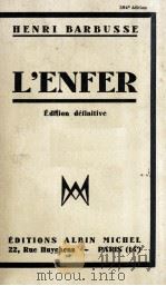 L'ENFER PDF电子版封面