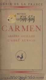 CARMEN ARSENE GUILLOT L'ABBE AUBAIN 1852 PDF电子版封面
