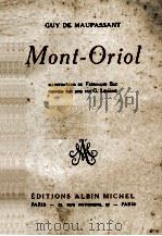 MONT-ORIOL PDF电子版封面