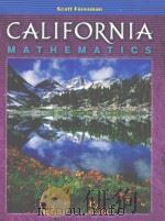 Scott Foresman CALIFORNIA MATHEMATICS PDF电子版封面 0328004693