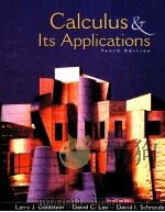 Calculus & Its Applications TENTH EDITION PDF电子版封面 0130466107