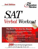 SAT VERBAL WORKOUT 2ND EDITION PDF电子版封面 0375761764