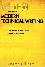 MODERN TECHNICAL WRITING THIRD EDITION PDF电子版封面