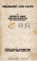 PHILOSOPHY AND FAITH（1936 PDF版）