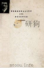 PERSONALITY AND SCIENCE（1930 PDF版）