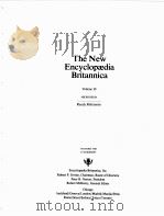 THE NEW ENCYCLOPAEDIA BRITANNICA VOLUME 10 PDF电子版封面 0852294239