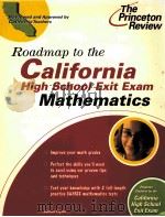 Roadmap to the California High School Exit Exam:Mathematics PDF电子版封面 0375762914