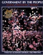 GOVERNMENT BY THE PEOPLE BURNS PELTASON CRONIN PDF电子版封面 0133615448
